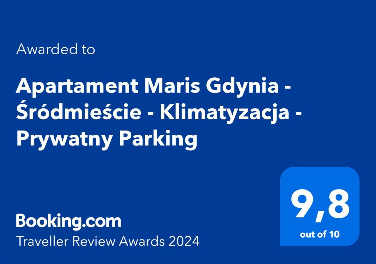 Apartament Maris Gdynia - Srodmiescie - Klimatyzacja - Prywatny Parking Exteriör bild